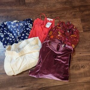 Assorted Women's Clothing Bundle Tops Size Small